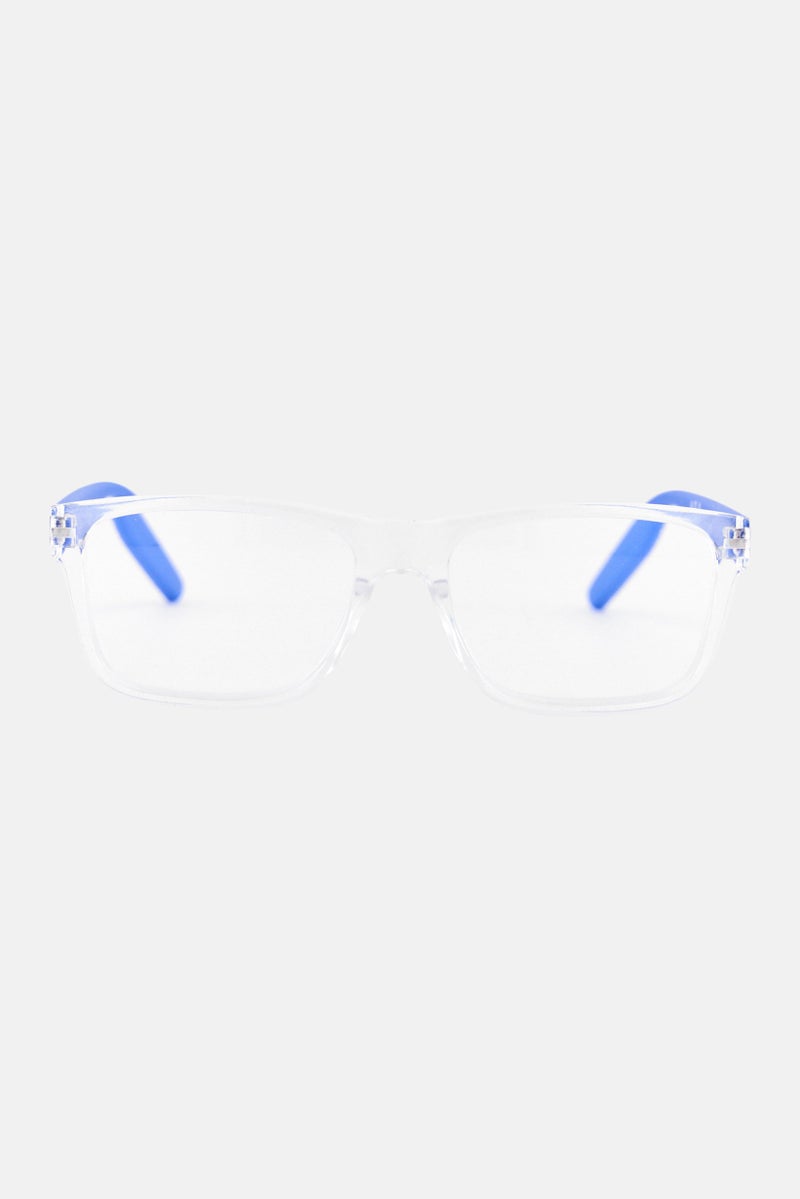 A & A Glasses Men WRS6906S Rectangular Reading Glass, Transparent - Image 1