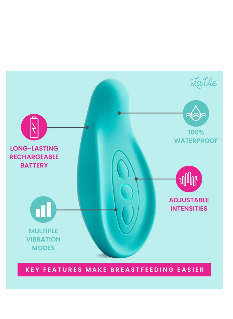 Lavie Lactation Massager, Teal - Image 2