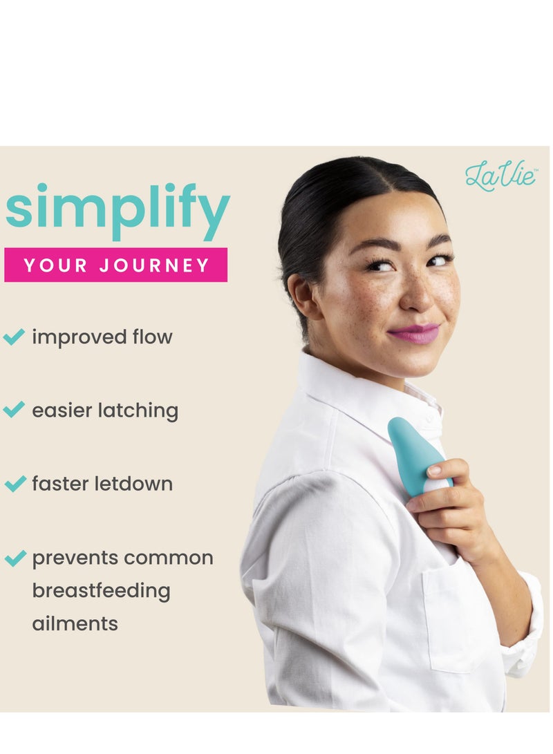 Lavie Lactation Massager, Teal - Image 3