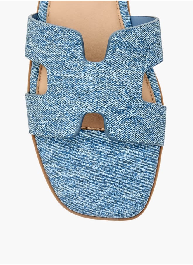 Flora Bella By Shoexpress Women Textured Slip-On Sandals  - Image 4