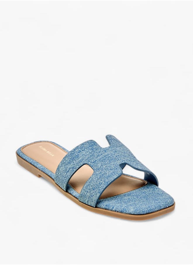Flora Bella By Shoexpress Women Textured Slip-On Sandals  - Image 2