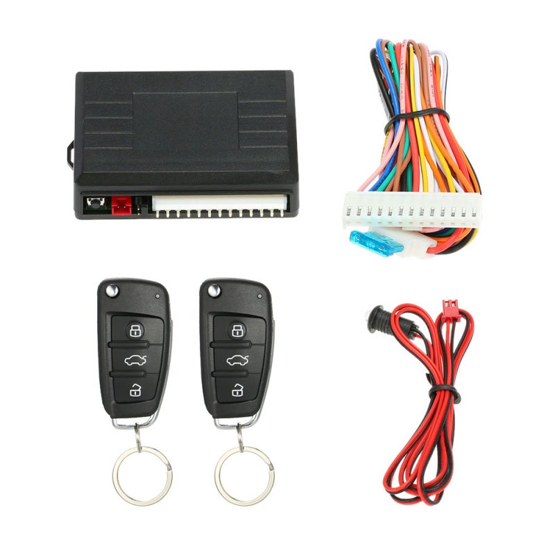 Keyless Entry System Universal With Remote & App Control - Trunk Release Flashing Alert Central Locking Kit for All Types of Cars - Image 1