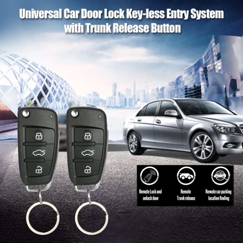 Keyless Entry System Universal With Remote & App Control - Trunk Release Flashing Alert Central Locking Kit for All Types of Cars - Image 2