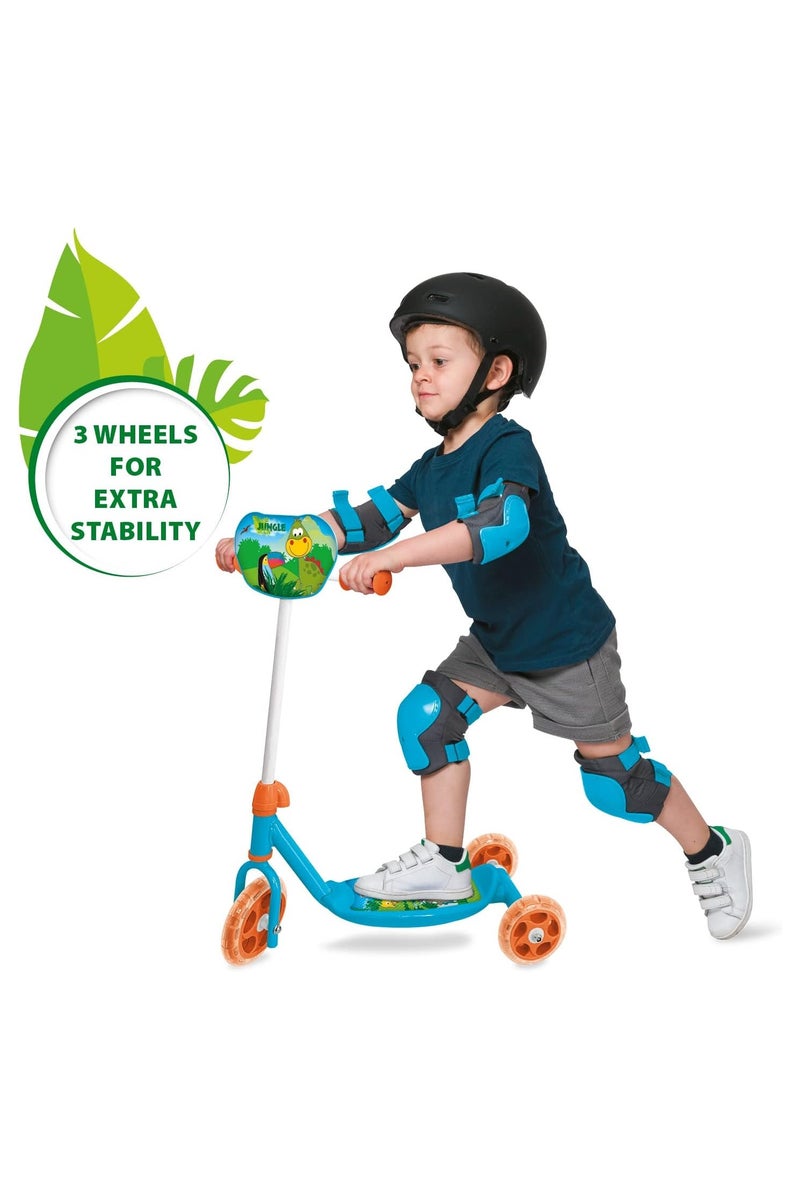 MONDO Mondo My 1st Jungle 3-wheeled Scooter | Kids Scooter | Non-slip footrest | Outdoor Adventure - Image 2