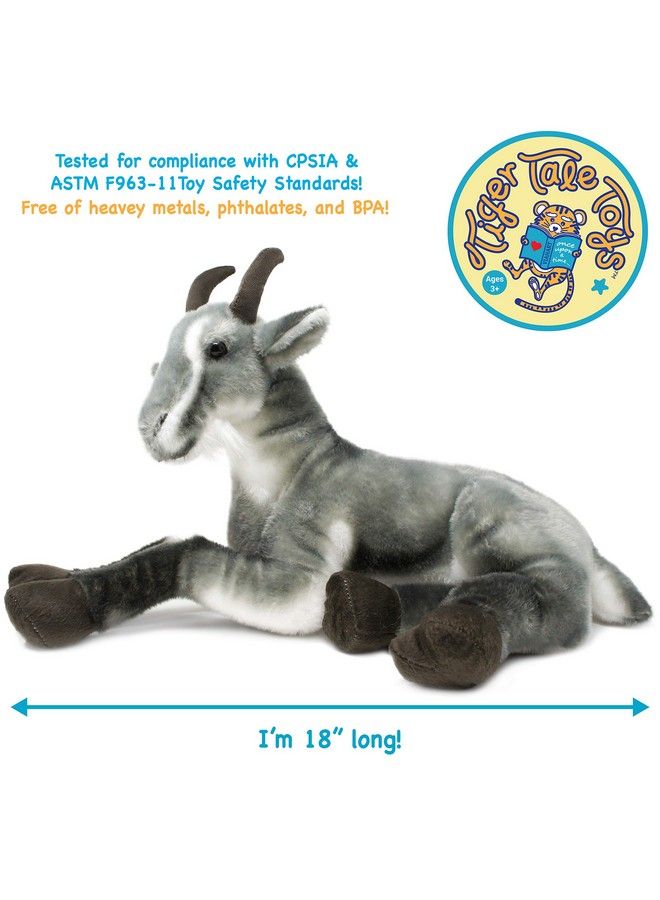 VIAHART Patrick The Pygmy Goat 18 Inch Large Stuffed Animal Plush By Tiger Tale Toys - Image 5