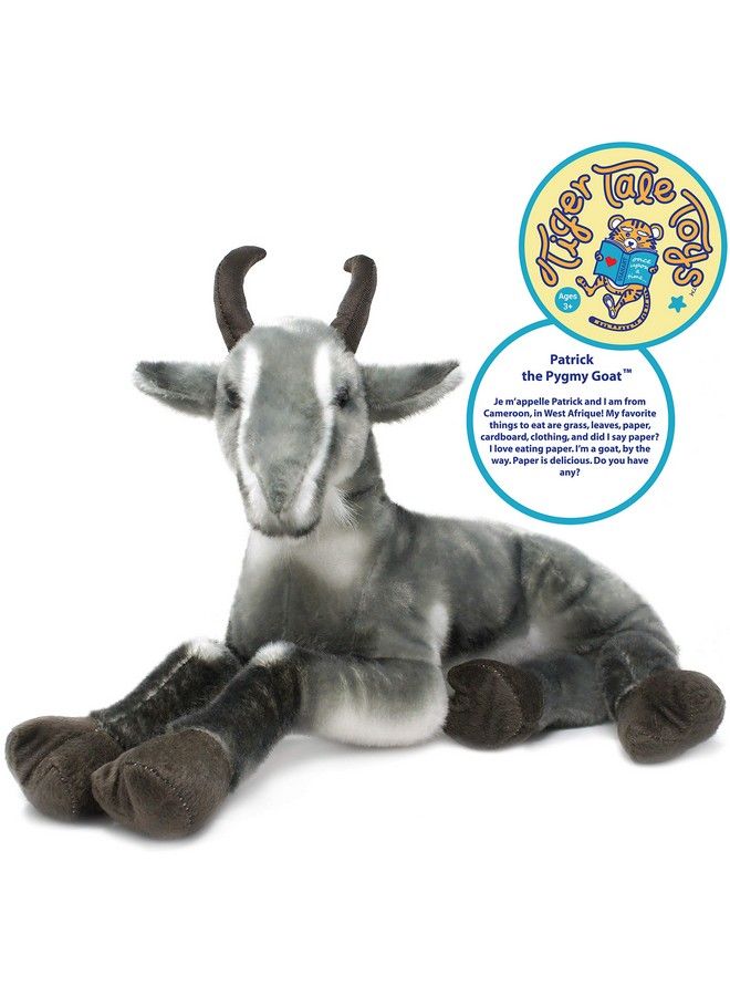 VIAHART Patrick The Pygmy Goat 18 Inch Large Stuffed Animal Plush By Tiger Tale Toys - Image 4