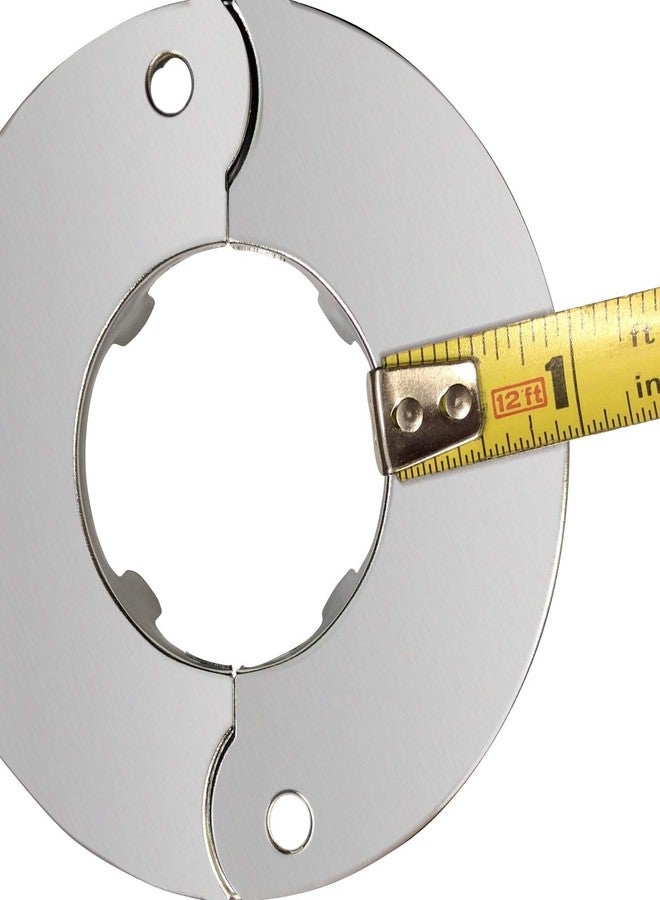 أفالون فارما شفة مقسمة للوحة الأرضية والسقف، تناسب أنبوب مجلفن IPS مقاس 1-1/4 بوصة أو أنبوب نحاسي مقاس 1-1/2 بوصة، بلمسة نهائية من الكروم (عبوة من 6 قطع) - Image 3