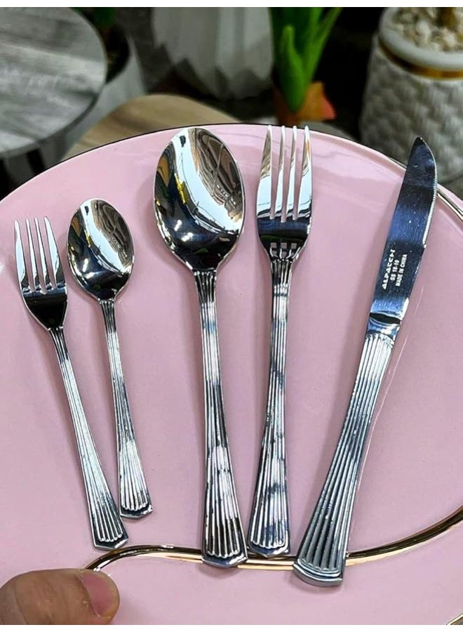 ملاعق شاي صغيرة من الستانلس ستيل عالي الجودة، طقم مكوّن من 6 قطع، تصميم أنيق. - Image 2