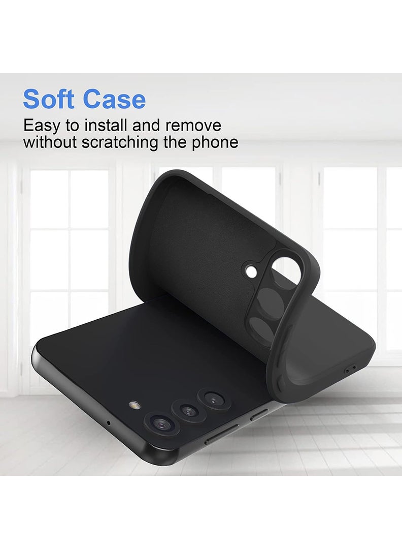 Theodor Protective Slim Fit Case Liquid Silicone Cover with Full Body Protection Anti-Scratch Shockproof Case For Samsung Galaxy S25 (Black) - Work like a Captain  - Image 5