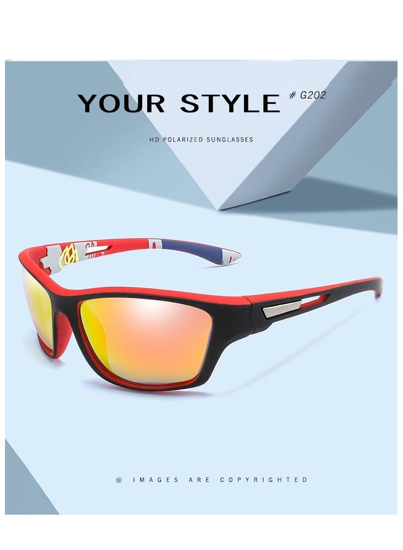 HDCRAFTER Sports  polarized men's eye protection sunglasses - Image 1