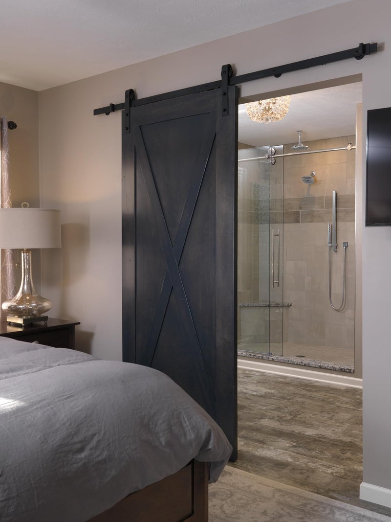 دلتا فوسيت صنبور دلتا Rp61058Bl ذراع وشفة - 6 بوصات ذراع دش مثبت على السقف أسود غير لامع - Image 4