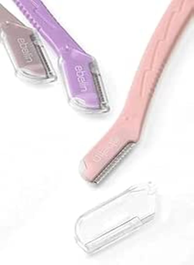 Ebelin Face and Brows razors for women 3 pcs