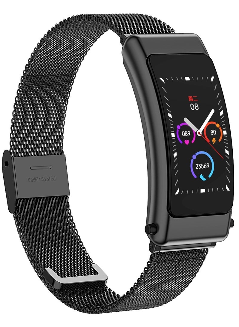 AROAQ K50 1.08 inch Steel Band Two -in-ONE TWS Earphone Detachable IP67 Waterproof Smart Watch Support Bluetooth Call  - Image 2