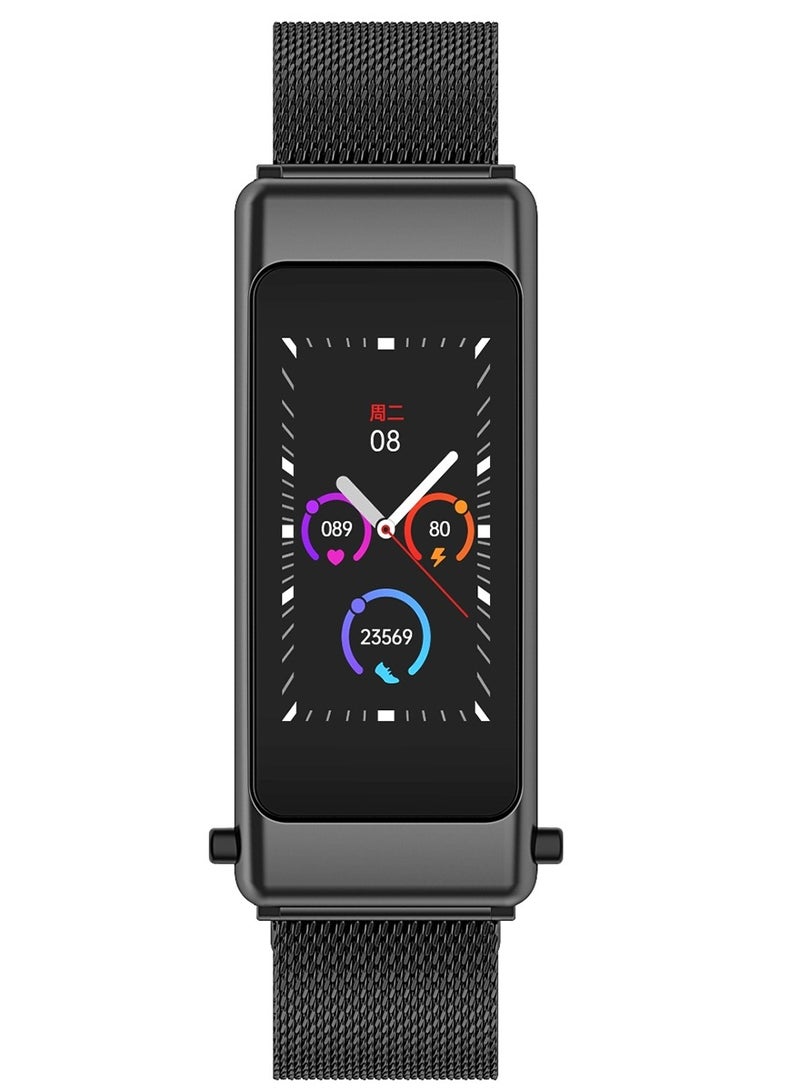 AROAQ K50 1.08 inch Steel Band Two -in-ONE TWS Earphone Detachable IP67 Waterproof Smart Watch Support Bluetooth Call  - Image 3