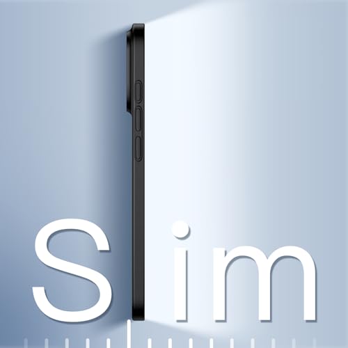 Jetech غطاء جيتشيك فائق النحافة لجهاز آيفون 16 برو ماكس 6.9 بوصة، حماية كاملة لعدسة الكاميرا، غطاء صلب خفيف الوزن بلمسة نهائية غير لامعة (أسود) - Image 3