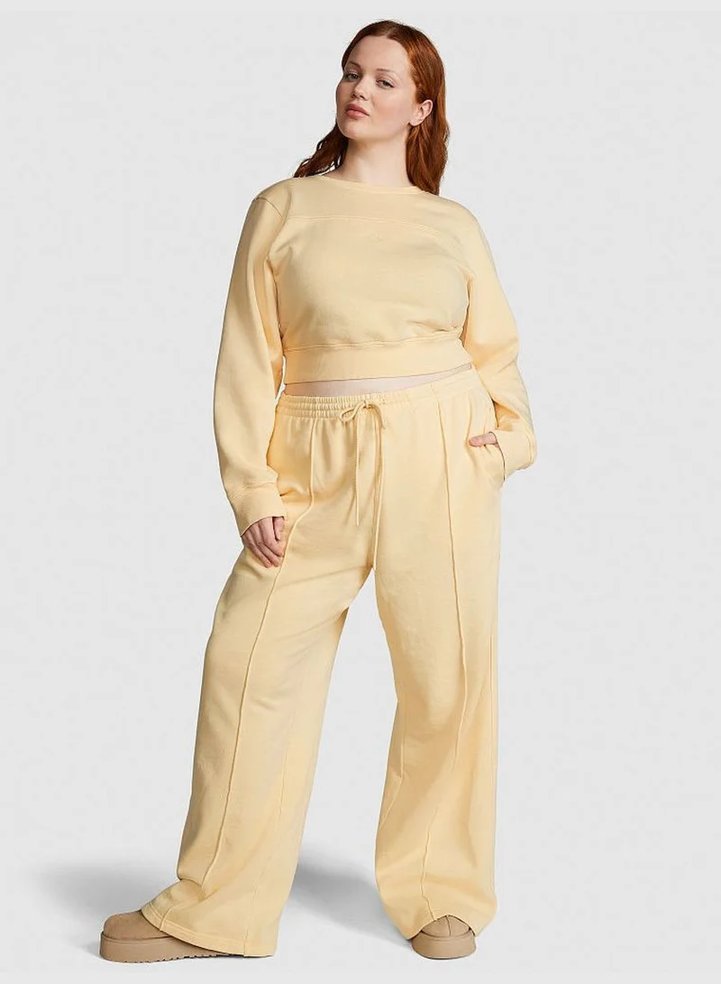 PINK Ivy Fleece Major Wide-Leg Pants