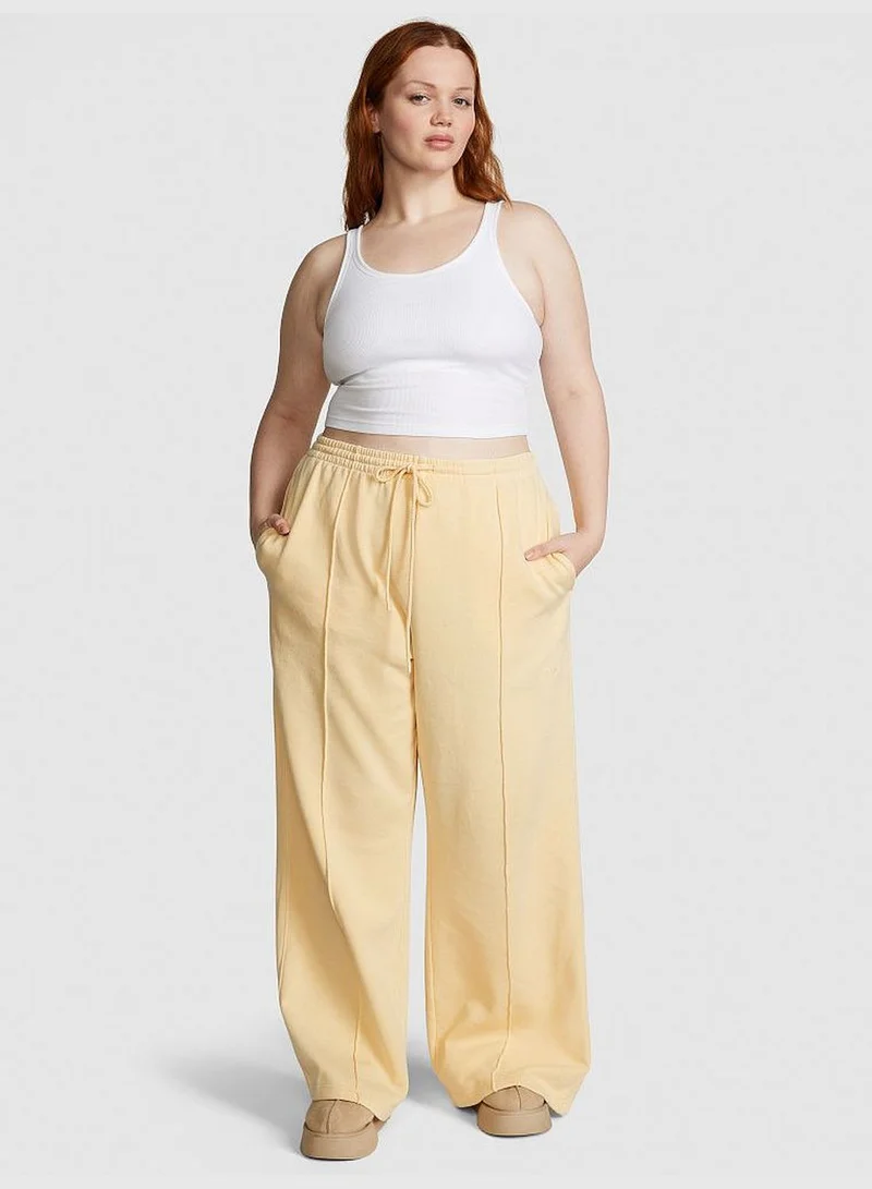 PINK Ivy Fleece Major Wide-Leg Pants