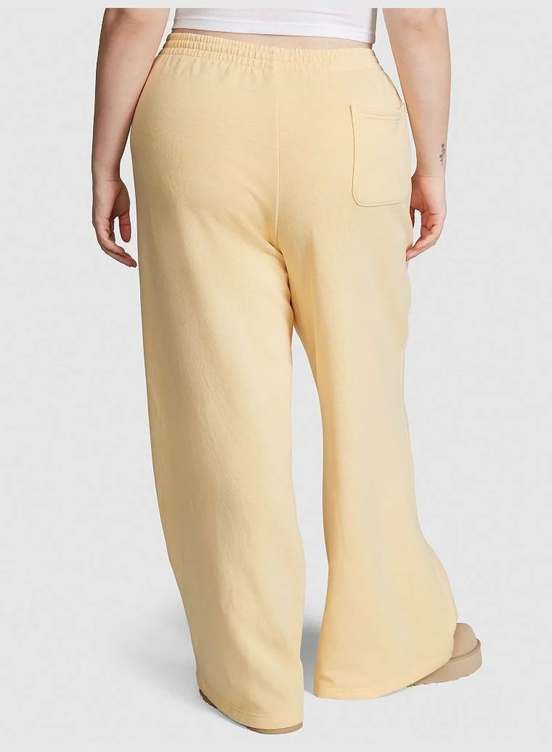 PINK Ivy Fleece Major Wide-Leg Pants