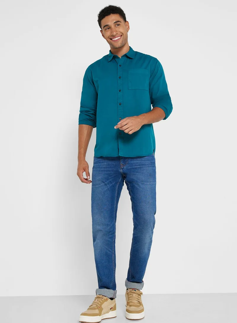 Seventy Five Twill Long Sleeve Shirt