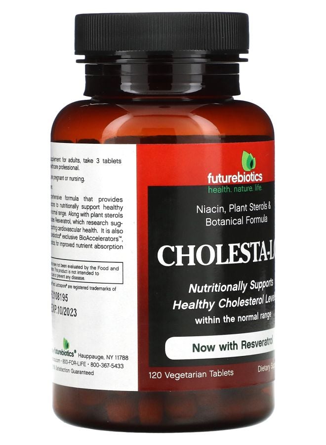 Futurebiotics Cholesta-Lo 120 Vegetarian Tablets - Image 2