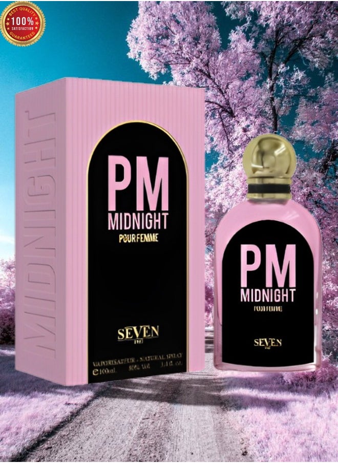 Seven - 8 Pieces Pm Midnight Perfume For Women 100ml EDP - Image 1