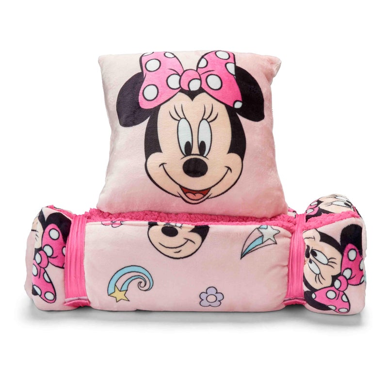 Northwest Minnie Mouse Silk Touch Sherpa Slumber Bag, 27" x 56", Favorite Things - Image 1