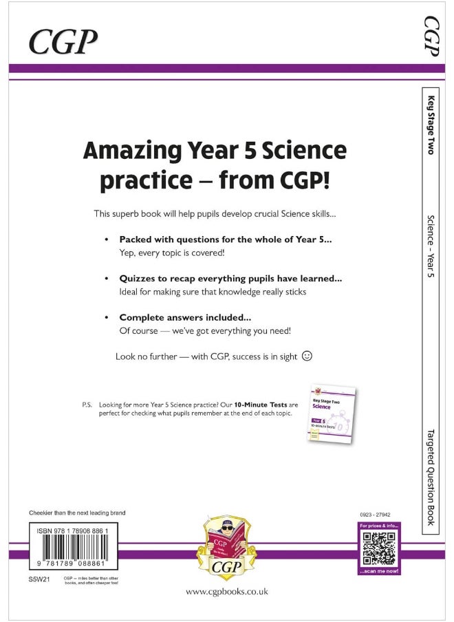 null - KS2 Science Year 5 Targeted Question Book (includes answers) - Image 1