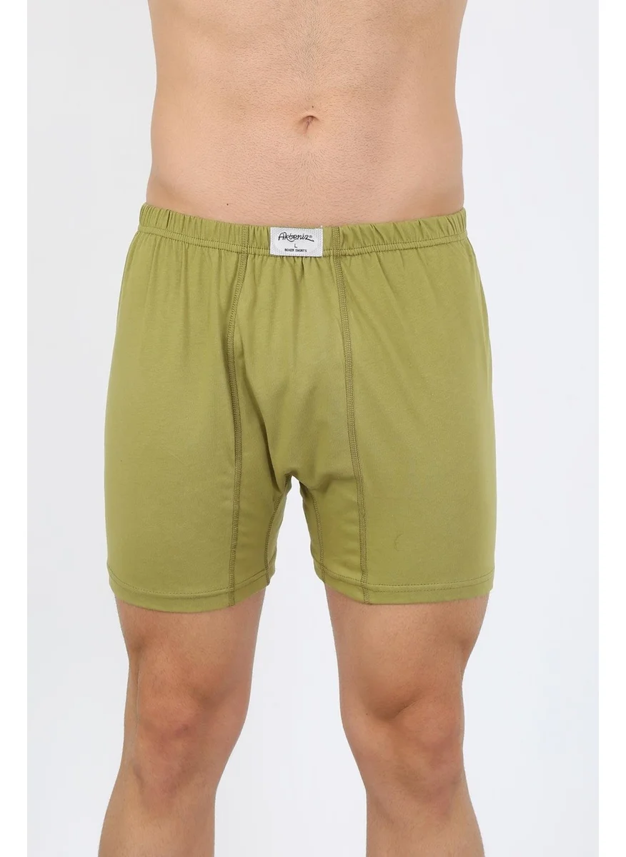 Akbeniz Men's Cotton Underpants Khaki 40130