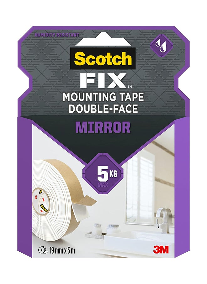 3M Scotch Mirror Mounting Tape 19mm x 1,5m, 4496W-1915-P  - Image 2