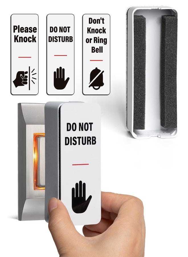 WeddingSteps NapDefender Doorbell Cover Doorbell Button Cover, Dont Ring Doorbell Sign-Do Not Ring Doorbell Sign Please Do Not knock, No Solicitation Solutions for Uninterrupted Nap, Baby Sleep, Dog Barking - Image 1