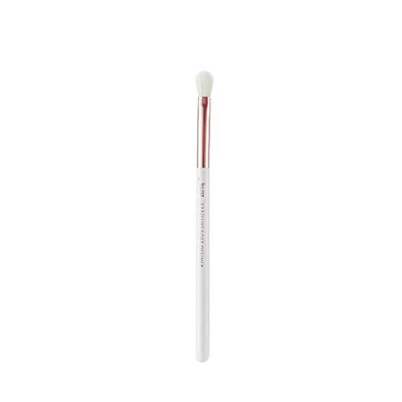 Jessup small eye makeup brush set 6pcs white/rose gold premium natural - synthetic eye shadow blending concealer brow liner brushes, t221 - Image 3
