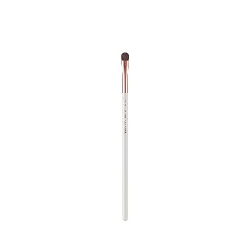Jessup small eye makeup brush set 6pcs white/rose gold premium natural - synthetic eye shadow blending concealer brow liner brushes, t221 - Image 5