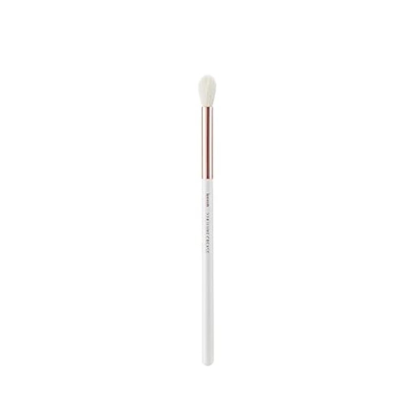 Jessup small eye makeup brush set 6pcs white/rose gold premium natural - synthetic eye shadow blending concealer brow liner brushes, t221 - Image 2