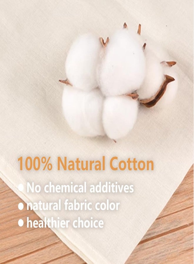 Lukdin 3-Pack 14x14 Inch Nut Milk Bags - Heavy Duty 100% Unbleached Cotton Reusable Strainer for Almond Milk, Oat Milk, Cold Brew, Celery Juice, Yogurt & Cheese Making - Image 3