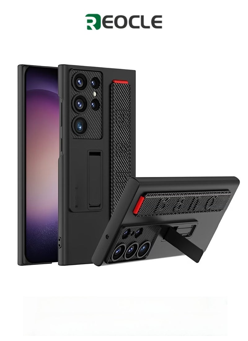 REOCLE Samsung Galaxy S23 22 Phone Case with Stand Shockproof Hard PC Bumper Slim Case Protective Phone Case for Galaxy S23 22 Plus Cover with Kickstand - Image 1