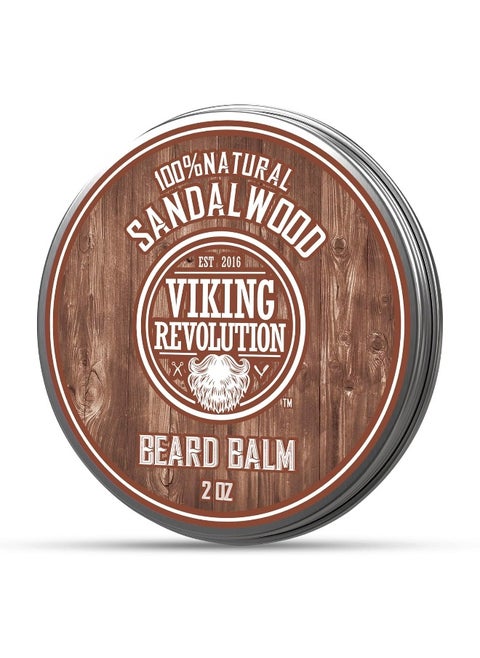 Beard Balm With Sandalwood Scent And Argan & Jojoba Oils