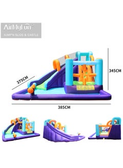 AirMyFun AirMyFun Bounce House for Kids and Toddler, Inflatable Bouncy Castle with Blower Outdoor Jumping House with Slide 83020  - Image 5