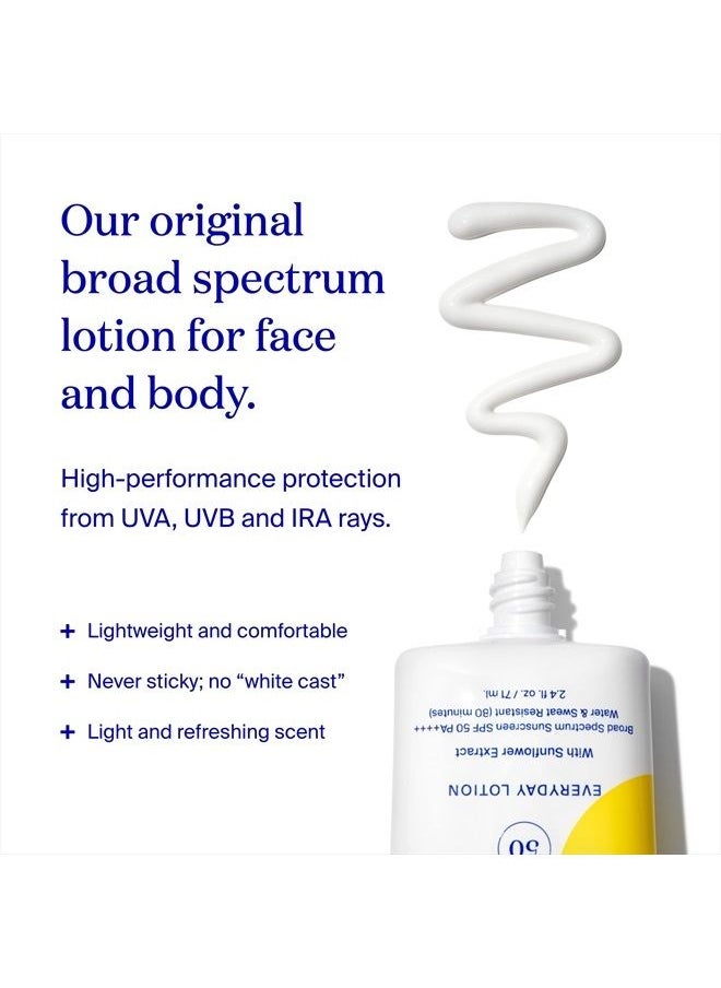 Supergoop! PLAY Everyday Lotion SPF 50-2.4 fl oz - Broad Spectrum Body & Face Sunscreen for Sensitive Skin - Great for Active Days - Fast Absorbing, Water & Sweat Resistant - Reef Friendly  - Image 2
