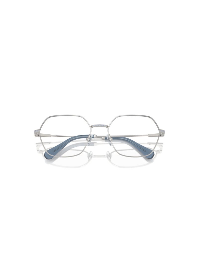 SWAROVSKI Swarovski Woman Irregular  Eyeglasses- Sk 1011 - Lense Size:53Mm - Silver - Image 5
