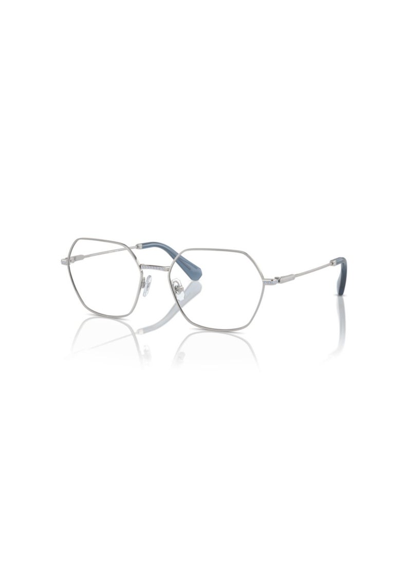 SWAROVSKI Swarovski Woman Irregular  Eyeglasses- Sk 1011 - Lense Size:53Mm - Silver - Image 1