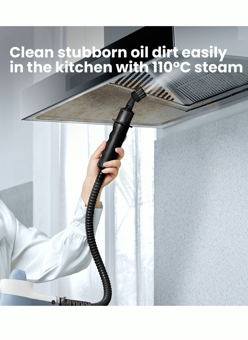 Comfee' - Steam Cleaner, Portable, Handheld Water Cleaner Powerful and Multipurpose, Kills 99.9% of Germs for Car, House, Kitchen, Carpet, Window Stains, Blue - Image 1