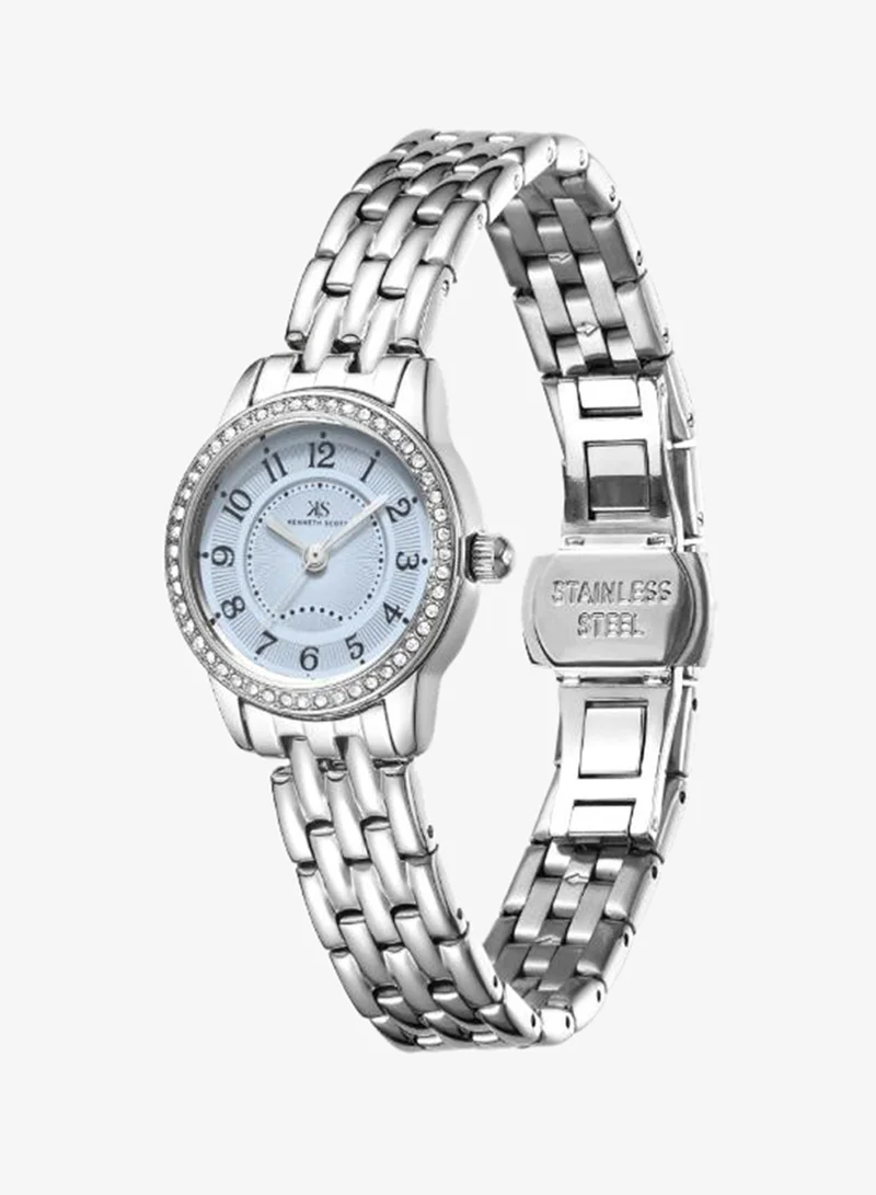 Kenneth Scott Women's Stainless Steel Analog Watch K25511-SBSL - 23 mm
