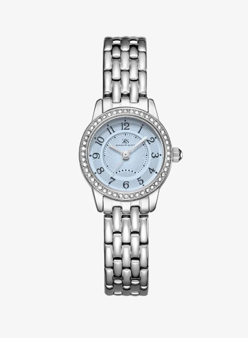 Kenneth Scott Women's Stainless Steel Analog Watch K25511-SBSL - 23 mm