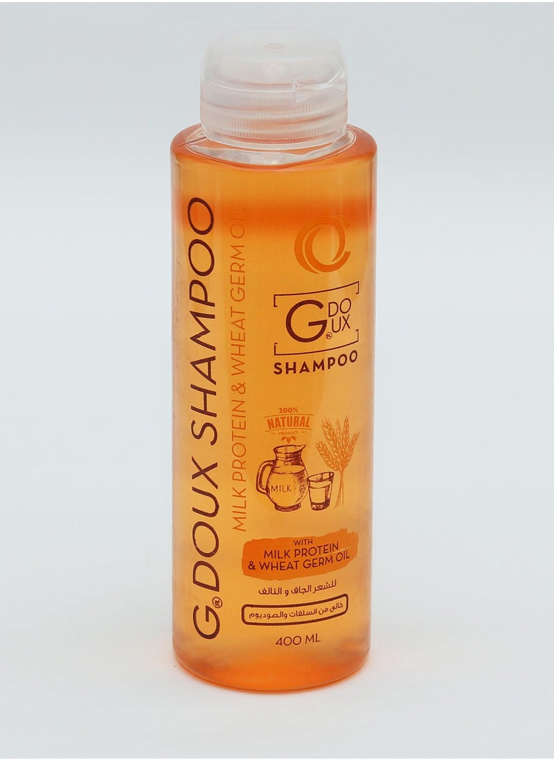 G.DOUX Milk Protein And Wheat Germ Oil Nourishing Shampoo 400ml  - Image 1