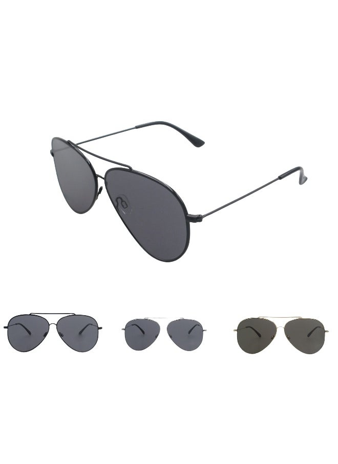 Miniso - MINISO R-042 Aviator Sunglasses – Classic Aviator Sunglasses with UV Protection for a Timeless Look - Image 1