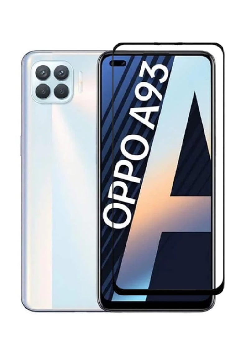 AINA Tempered Glass Screen Protector 5D Designed For Oppo A93 Full Glue Edge to Edge Full Screen Coverage And Bubble Free - Image 1