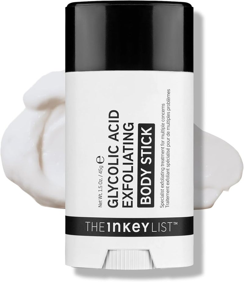 1 The Inkey List حمض الجليكوليك ستيك تقشير الجسم 45 جم مشاكل متعددة، حل واحد مستهدف يوفر تقشيرًا عميقًا وفعالًا خالٍ من العطور مناسب لجميع أنواع البشرة - Image 1