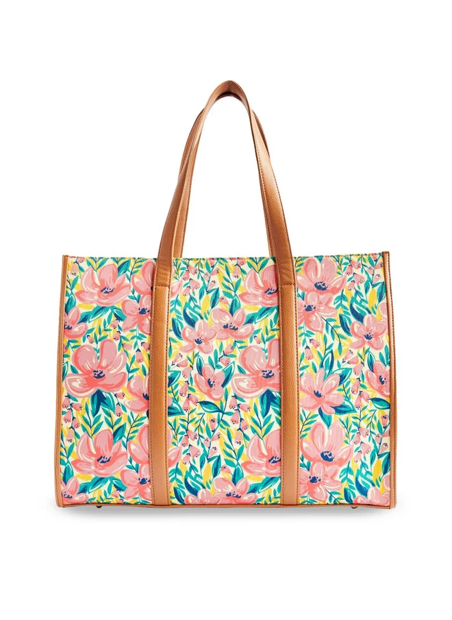 تشومباك Teal by Chumbak Sunshine State Canvas Tote