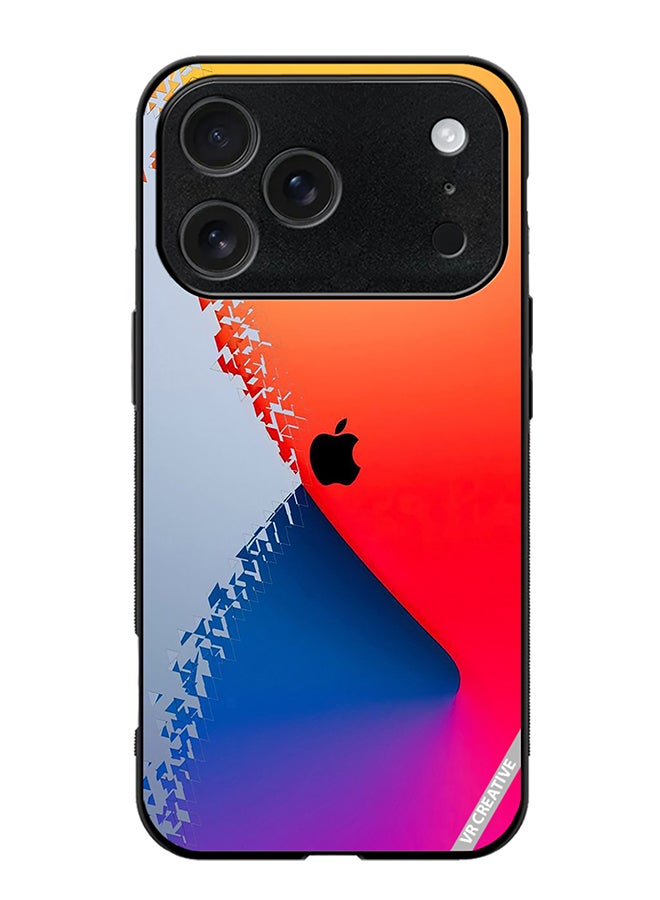 VR CREATIVE Protective Case Cover For Apple iPhone 17 Pro Max Apple S Design Multicolour