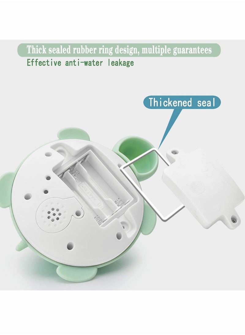 Excefore - Baby Bath Toys, KASTWAVE Tortoise Induction Spray Water Toy with LED Light Up Sprinkler Toy for Kids Toddler Infant Whale Bathtub Toy - Image 1